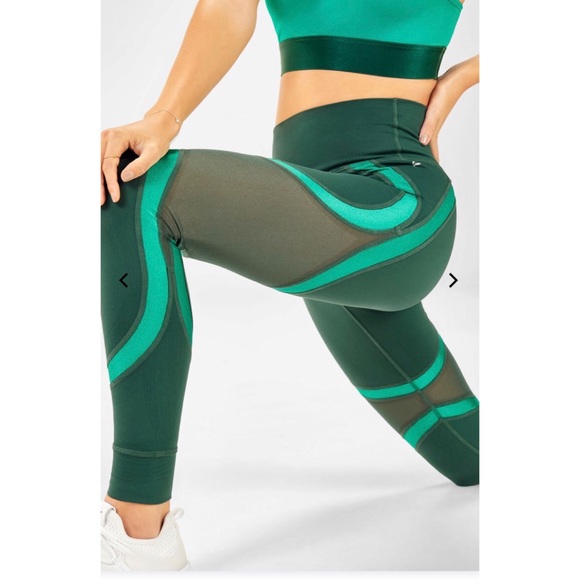 Fabletics High-Waisted PowerHold Shine Leggings - Picture 2 of 16